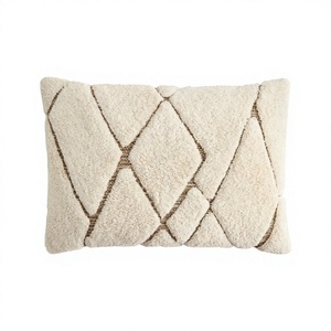 Fashionable Boho Tufted Pillow Cover Hot Selling Unique Handwoven Decorative <b>Throw</b> Pillow Custom Design - Product Image 1