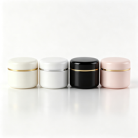 Contenants cosmétiques de luxe de qualité supérieure, pots vides en plastique pour crème, échantillons de maquillage, 10, 20, 30, 50, 100, 150, 200, 250, 300 ml