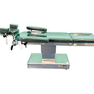 Operating <b>Table</b> Electric Surgical With Universal <b>Wheel</b> System Stainless Steel 142x77x96 Cm Ce Certified - Product Image 1
