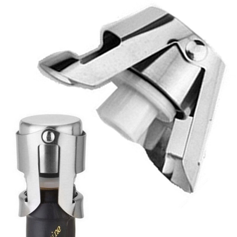 Из нержавеющей стали Пробка для бутылки шампанского, вина Портативный Уплотнитель бар фиксаторы уход за кожей лица маска винная пробка Игристое Вино Шампанское кепки