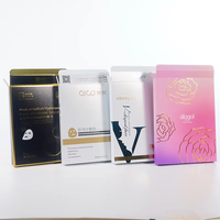 Boîtes rigides en papier plat avec laminage mat pour l'emballage de produits cosmétiques, de soins des cils, des yeux, de la peau et des masques faciaux