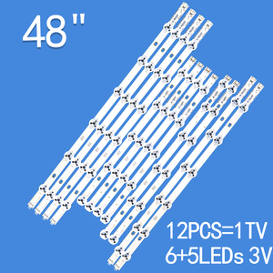 Bande de rétroéclairage LED pour téléviseur <span class=keywords><strong>Panasonic</strong></span> <span class=keywords><strong>48</strong></span> pouces 480DLED-SLIM-A-RIGHT-TYPE-REV07 TX-48CX400E TX-48CX400B 48U7653DB VES480QNSS-3D-U01 - Product Image 6