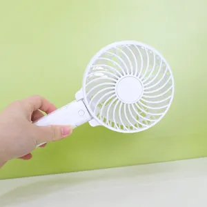 Alta Qualidade Estilo Simples Mini Portátil Usb Recarregável Bateria Dobrável Ar Refrigeração Hand Held Fan