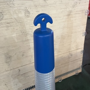 Hot Sale Reflective PE <strong>Plastic</strong> <strong>Traffic</strong> Delineator Post Road Safety Cone Parking Guide Marker <strong>Traffic</strong> Warning Product - Product Image 4