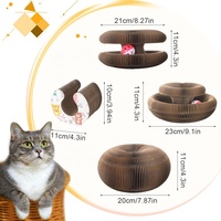 Offre Spéciale orgue magique chat griffe conseil pliable chat planche à gratter interactif grattoir chat jouet avec cloche