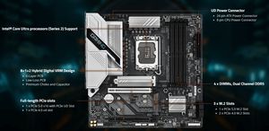 <span class=keywords><strong>GIGABYTE</strong></span> Z890M <span class=keywords><strong>GAMING</strong></span> <span class=keywords><strong>X</strong></span> Ultra 9 <span class=keywords><strong>DDR5</strong></span> 10G LAN WIFI7 PCIe5.0 LGA1851 CPU Pour 15th CPU Ultra 9/7/5 285K 265K Z890 Carte mère - Product Image 5