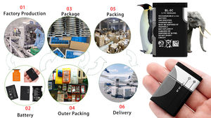 <span class=keywords><strong>BL</strong></span>-5B <span class=keywords><strong>3.7v</strong></span> 890mah סוללות מובנית עבור nokia 5140 5320 5300 6120c 5200 6021 7260 7360 n80 n83 n90 ליונים - Product Image 5