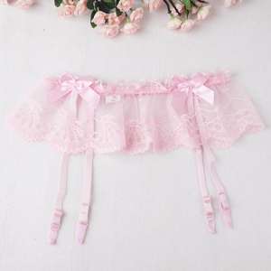 Sexy Del Merletto Della Cinghia di Giarrettiera Lingerie Stocking G-String Biancheria Intima - Product Image 2