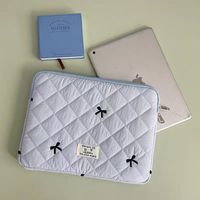 Sac d'ordinateur personnalisé à motif papillon Housse matelassée pour ordinateur portable pour femme et fille