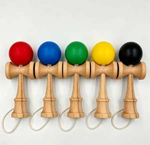 Kendama Japonés de Madera Personalizado para Adultos y Niños, Juego de Competición al Aire Libre, Juguete de Entrenamiento de Coordinación Mano-Ojo - Product Image 3