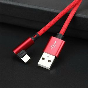 Durable 2.4A rápido de carga de línea de datos Original 90 grado Cable de tipo c - Product Image 5