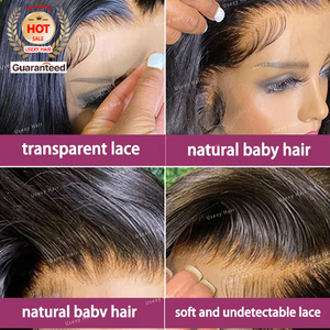 Nguyên 13x6 Ấn Độ tóc giả tóc tóc con người glueless đầy đủ HD ren phía trước tóc giả tự nhiên Brazil xương thẳng Remy tóc HD ren tóc giả - Product Image 6