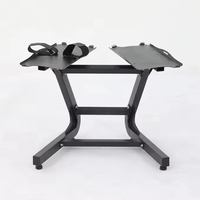 Support de Rangement Robuste et Ajustable pour Haltères – Équipement de Fitness Domestique Personnalisé en Métal de Haute Qualité