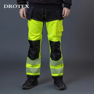 Stretch Technician Workwear Clothing Polyester Cordura Hi Vis Flame Retardant Big Pocket Fr Pants