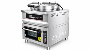 Crêpière électrique professionnelle en acier inoxydable 10 kW avec plaques en fonte ou en aluminium - Product Image 2