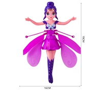 Avión de Juguete RC Recargable por USB KK 2025, Muñeca Voladora con Sensor de Mano, Aeronave Voladora con Sensor Infrarrojo para Niñas