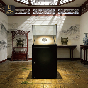 Museum Display <b>Cabinet</b> Custom Fiber Optic LED <b>Lighting</b> System Zero UV IR Radiation High Load-Bearing Silent Drawer Slides for - Product Image 4