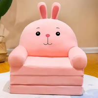 Peluche de crabe mignonne en forme de dessin animé avec rembourrage en coton PP, en polyester, pliable et plate, pour les 14 ans et plus (hauteur 31-50 cm)