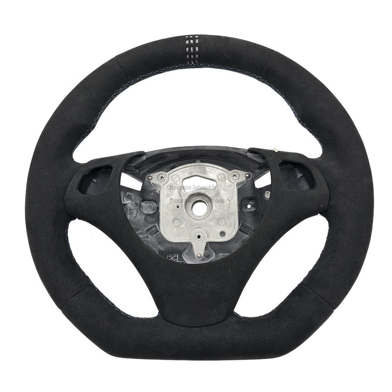 ชุด M + มีรูพาย + อัลแคนทาร่า + ตะเข็บลายสีขาว + ฝาครอบ