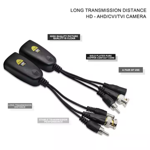 จำลอง ahd/cvi/tvi/cvbs 300เมตร RJ45 3-in-1 BNC 5MP จอภาพคู่บิดรับส่งสัญญาณวิดีโอ Balun พลาสติก - Product Image 3