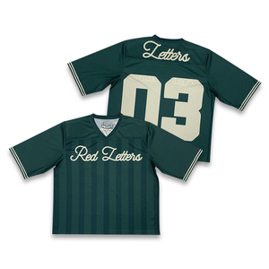 Camiseta personalizada de fútbol americano de malla transpirable 3D diseño deportivo Boxy Fit Street camiseta de fútbol americano - Product Image 1