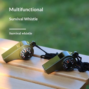 3 in 1 Emergency Survival Whistle Thermometer Referee Cheerleading Whistle Camping Hiking Outdoor Multifunction Whistle - Product Image 3