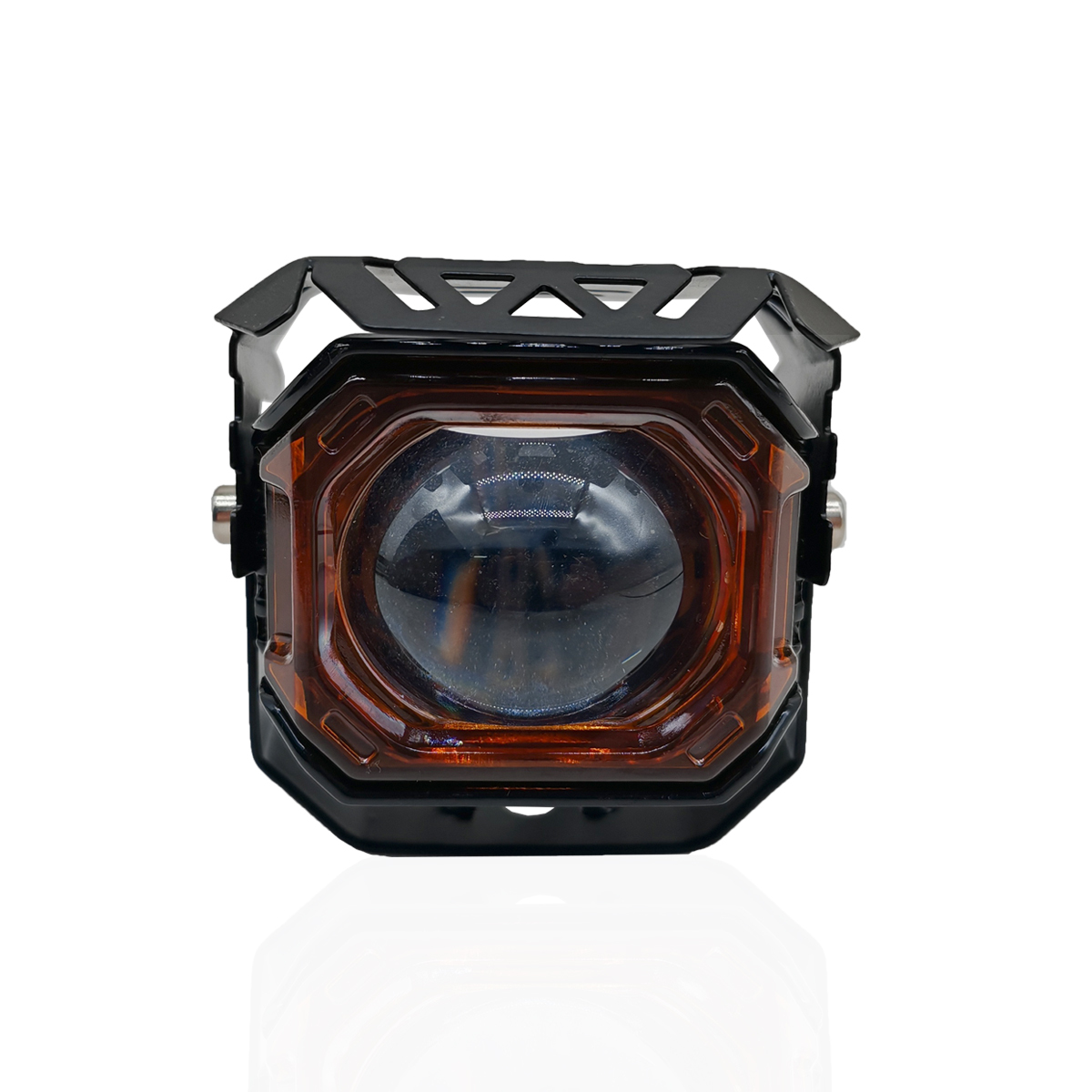 Motorcycle Spotlights Led Lens Headlight Driving Lights With Red Blue DRL Work Light Fog Lamp Bulb for Car Truck