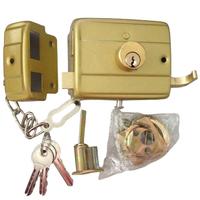 LCKLUX alta calidad 556 mortaja 3 llave de hierro cilindro de latón pulido cerradura de borde de madera duradero antirrobo seguridad del hogar
