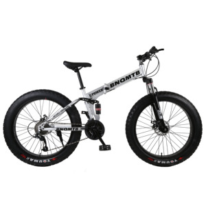 Neumático grueso de 26 pulgadas para bicicleta de montaña MTB, neumático de carretera de acero con llanta de carbono y función plegable para bicicleta de playa y nieve - Product Image 6