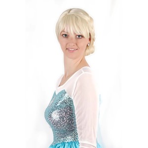 Perruques blondes claires et brunes de 26 '' de long pour une utilisation quotidienne de belle femme - Product Image 2