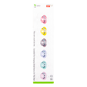 Karikatür Şapka Desenli Şeffaf Yapışkanlı Askı - Su Geçirmez Delme Yok Duvara/Kapıya Monte Edilebilir Yatak Odası Askısı - Product Image 1