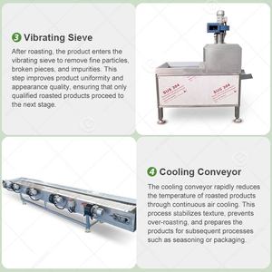 Macchina Automatica Continua a Nastro per la Tostatura di Arachidi, Noci, Mandorle, Semi di Cacao e Anacardi - Product Image 5