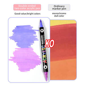 Livraison rapide Cheep Couleurs Acrylique Marqueurs Stylo Cadeau Ensemble Art <span class=keywords><strong>Double</strong></span> Marqueurs Stylo <span class=keywords><strong>Double</strong></span> Extrémité Art <span class=keywords><strong>Double</strong></span> Conseils Acrylique Marqueur - Product Image 6