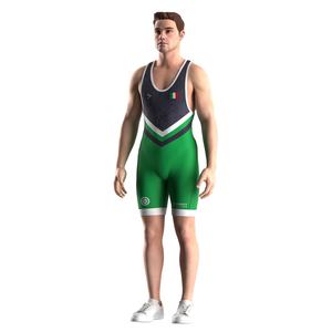 Justaucorps de lutte pour hommes National Elite, justaucorps athlétique, collant de lutte, combinaison de sport, tenue de gym, sous-vêtement de sport - Product Image 5