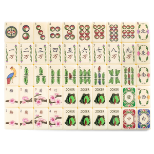 Tuiles de Mahjong <span class=keywords><strong>en</strong></span> Acrylique Sculptées Dorées Golden Harvest, Style Américain, Alternative Élégante aux Tuiles Oh My Mahjong - Product Image 2