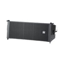 DBK Haut-parleurs Line Array doubles de 8 pouces de haute qualité pour intérieur et extérieur, système audio professionnel passif