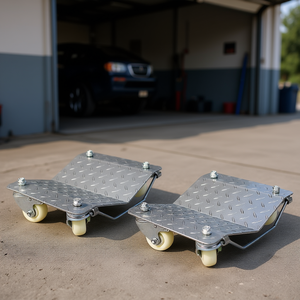 Plataforma de acero de 4 ruedas DB Heavy Duty Car Dolly 6000Lbs para transporte de vehículos - Product Image 2