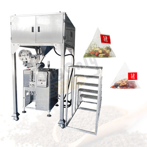 Machine à emballer les sachets de thé en coton mousseline de nylon à coins arrondis pour les petites entreprises - Product Image 1