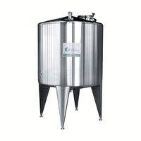 Réservoir de stockage conique scellé en acier inoxydable sanitaire 304/316 personnalisé pour la bière, le café, le vin et l'eau