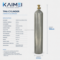 Triméthylaluminium (TMA) de qualité électronique CAS 75-24-1 Haute Pureté 6N Précurseur pour la Déposition par Couches Atomiques Revêtement Al2O3