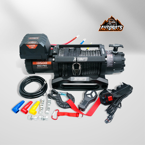 AUTOBOTS 13500lbs 12v Carro Montado Guincho Elétrico Bateria Multi-purpose Tração Winch para Veículo Resgate Caminhão Veículo Off-road - Product Image 1