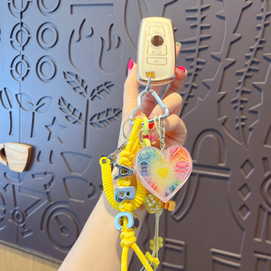 Llavero Creativo y Simple de la Serie Miu con Forma de Mano de Amor, Colgante para Bolso, Llavero de Alta Gama para Parejas, Colgante Pequeño para Mochila - Product Image 5