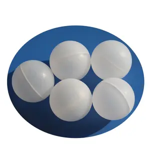 New process injection molding hollow ball 25mm 25.2mm 25.4mm 33mm 35.56mm hollow PP polypropylene plastic ball roll on bottle