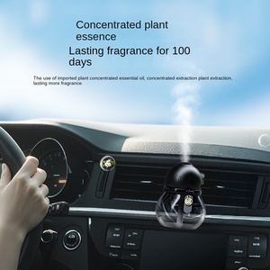 Pulverizador de aroma automático para aromaterapia de coche de cristal moderno, adornos de decoración de salida de aire, Perfume de larga duración para hombres, carga USB - Product Image 2