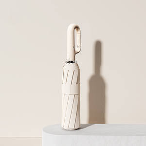 Hebilla de anillo automática personalizada, paraguas a prueba de viento fácil de llevar, regalos de negocios, paraguas para días soleados y lluviosos, Impresión de logotipo - Product Image 1