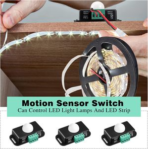 12V 24V có thể điều chỉnh Led chuyển đổi ánh sáng điều khiển với cảm biến PIR đen hồng ngoại cơ thể phát hiện chuyển động cho nhà hoặc văn phòng sử dụng - Product Image 3