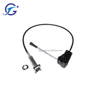 Pièces de machines de construction 135 Commande par joystick pour chargeur frontal Distributeur hydraulique Joystick Tracteur Acier au carbone Télécommande