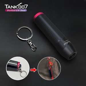 TANK007 UV330 <span class=keywords><strong>PRO</strong></span> torche UV étanche 365nm lampe de poche porte-clés inspection des taches Linterna pour la maison propre LED EDC lampe de poche UV - Product Image 5