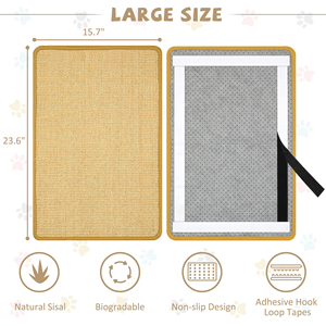 Hot Selling Toy Multi-function <b>Cat</b> Scratch Pads <b>Cat</b> Scratch Mat Sisal <b>Sofa</b> <b>Cat</b> Sisal Hemp - Product Image 2