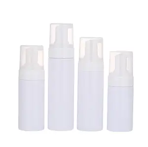 100ml 150ml 200 ml 80 ml bouteille de pompe à savon en mousse pour cils faciaux personnalisés en plastique 60ml avec étiquettes